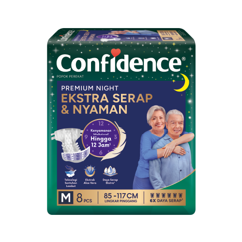 Confidence Premium Night Ekstra Serap & Nyaman